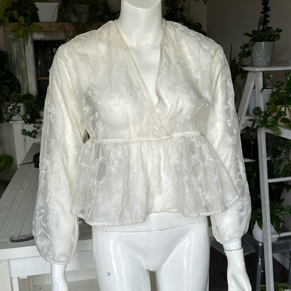 WILFRED2XS see-through over shirt